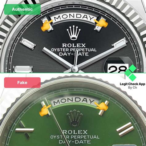 daydate rolex real vs fake|Rolex knockoff watches day date.